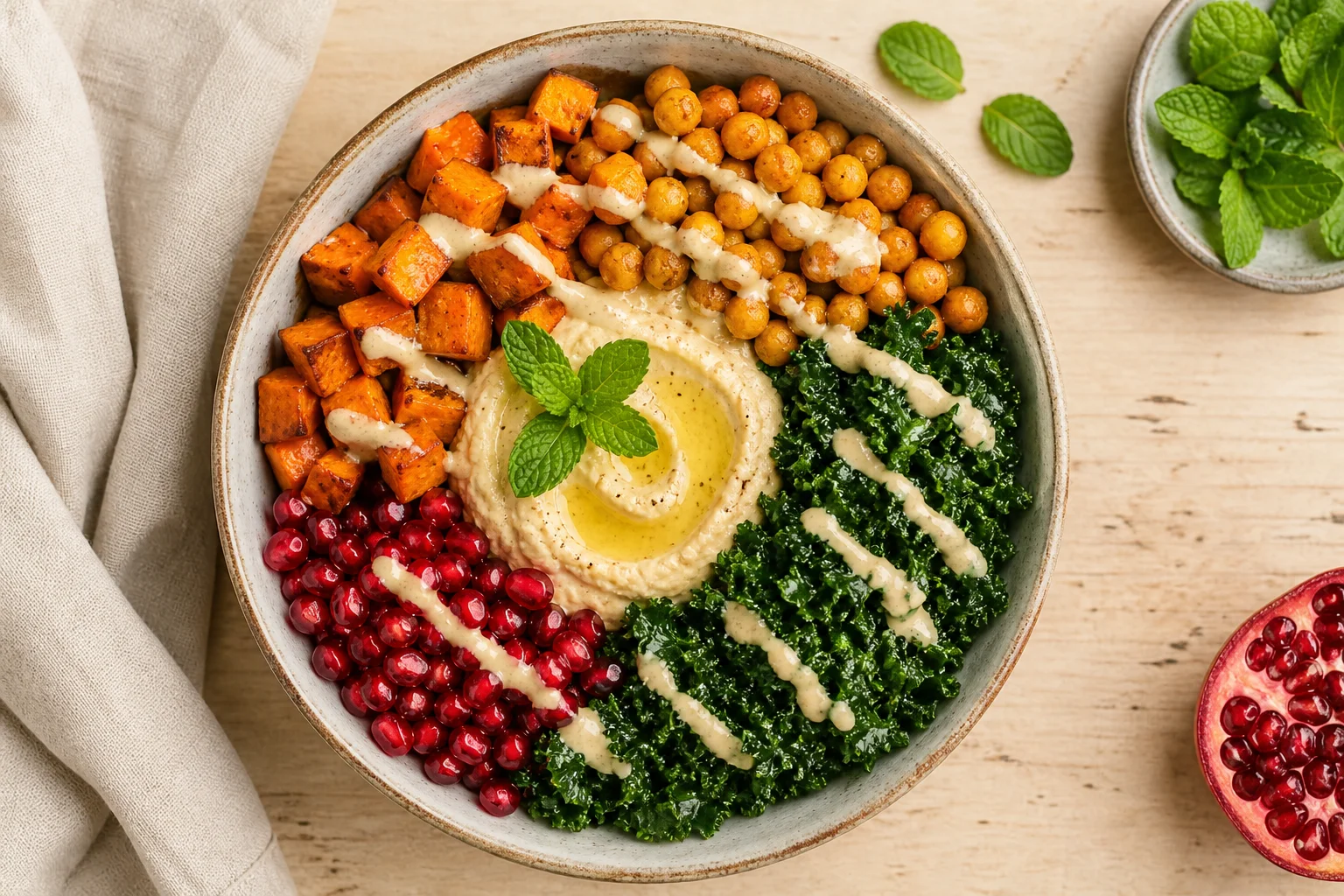 Linia Vitality: kolorowe buddha bowl